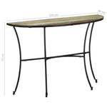 ZNTS Side Table 110x40x77 cm Solid Reclaimed Wood 321949