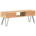 ZNTS TV Cabinet 120x35x45 cm Solid Mango Wood 321790