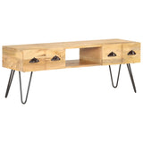 ZNTS TV Cabinet 120x35x45 cm Solid Mango Wood 321790