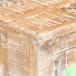 ZNTS Sideboard 61x35x76 cm Rough Acacia Wood 321792