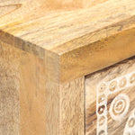 ZNTS Sideboard 60x30x75 cm Solid Mango Wood 321799