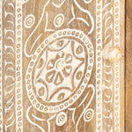 ZNTS Sideboard 60x30x75 cm Solid Mango Wood 321799