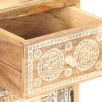 ZNTS Sideboard 60x30x75 cm Solid Mango Wood 321799