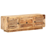 ZNTS TV Cabinet 120x30x40 cm Rough Mango Wood 320460