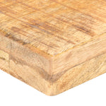 ZNTS TV Cabinet 160x40x40 cm Solid Rough Mango Wood 320497