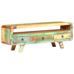 ZNTS TV Cabinet 117x30x41 cm Solid Reclaimed Wood 321043