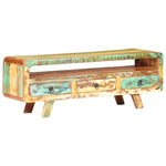 ZNTS TV Cabinet 117x30x41 cm Solid Reclaimed Wood 321043