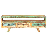 ZNTS TV Cabinet 117x30x41 cm Solid Reclaimed Wood 321043