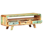 ZNTS TV Cabinet 117x30x41 cm Solid Reclaimed Wood 321043