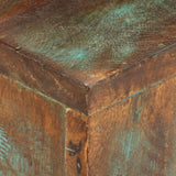 ZNTS Coffee Table 68x68x41 cm Solid Reclaimed Wood 320819