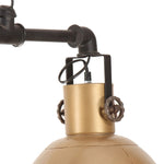 ZNTS Industrial Pendant Lamp Iron and Solid Mango Wood Brass E27 320826