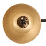 ZNTS Industrial Pendant Lamp Iron and Solid Mango Wood Brass E27 320826