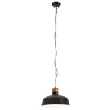 ZNTS Industrial Hanging Lamp 58 cm Black E27 320829