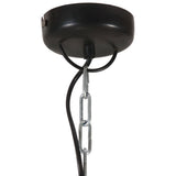 ZNTS Industrial Hanging Lamp 25 W Black Round Mango Wood 42 cm E27 320842