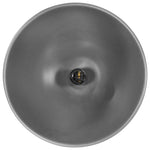 ZNTS Industrial Hanging Lamp Grey Round 32 cm E27 Solid Mango Wood 320864