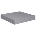 ZNTS Floating Wall Shelves 4 pcs Grey 23x23.5x3.8 cm MDF 323846