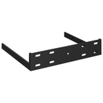 ZNTS Floating Wall Shelves 4 pcs Grey 23x23.5x3.8 cm MDF 323846