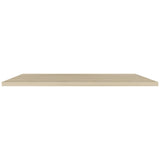 ZNTS Floating Wall Shelves 4 pcs Oak 120x23.5x3.8 cm MDF 323885