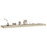 ZNTS Floating Wall Shelves 4 pcs Oak 120x23.5x3.8 cm MDF 323885