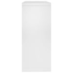 ZNTS Wall Cube Shelf White 69.5x29.5x69.5 cm MDF 323940