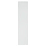 ZNTS Wall Cube Shelf White 37x29.5x134.5 cm MDF 323943