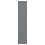 ZNTS Wall Cube Shelf Grey 37x29.5x134.5 cm MDF 323945