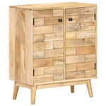 ZNTS Sideboard 60x35x75 cm Solid Mango Wood 320948
