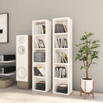 ZNTS CD Cabinets 2 pcs White 21x16x93.5 cm Engineered Wood 802696