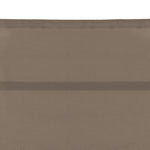 ZNTS Sun Lounger Textilene and Aluminium Taupe 310523