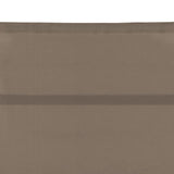 ZNTS Sun Lounger Textilene and Aluminium Taupe 310523