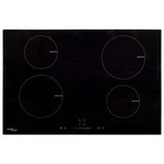 ZNTS Induction Hob with 4 Burners Touch Control Glass 77 cm 7000 W 51439