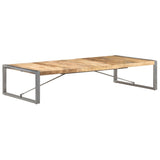 ZNTS Coffee Table 180x90x40 cm Rough Mango Wood 321591