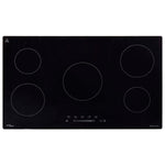 ZNTS Built-in Induction Hob Touch Control Glass 2000 W 86 cm 51435
