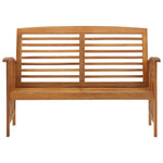 ZNTS Garden Bench 119 cm Solid Acacia Wood 310259