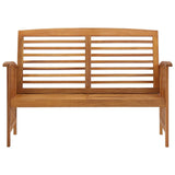 ZNTS Garden Bench 119 cm Solid Acacia Wood 310259