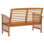 ZNTS Garden Bench 119 cm Solid Acacia Wood 310259