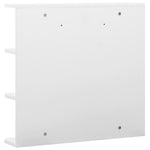 ZNTS Bathroom Mirror Cabinet White 66x17x63 cm MDF 323601