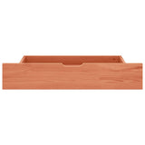 ZNTS Bed Drawers 2 pcs Honey Brown Solid Pine Wood 321987