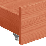 ZNTS Bed Drawers 2 pcs Honey Brown Solid Pine Wood 321987
