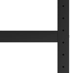ZNTS Work Bench Frame Metal 120x57x79 cm Black and Red 147924