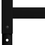 ZNTS Adjustable Work Bench Frames 2 pcs Metal 55x cm Black 147931