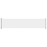 ZNTS Patio Retractable Side Awning 140x600 cm Cream 313370
