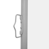 ZNTS Patio Retractable Side Awning 140x600 cm Cream 313370