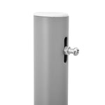 ZNTS Patio Retractable Side Awning 140x600 cm Grey 313373