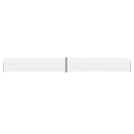 ZNTS Patio Retractable Side Awning 170x1200 cm Cream 313394