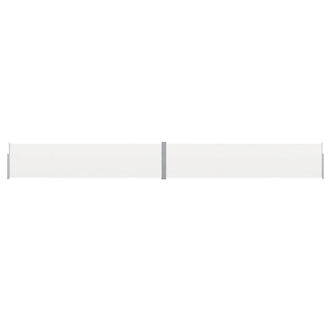 ZNTS Patio Retractable Side Awning 170x1200 cm Cream 313394