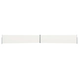 ZNTS Patio Retractable Side Awning 170x1200 cm Cream 313394