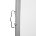 ZNTS Patio Retractable Side Awning 170x1200 cm Cream 313394