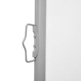 ZNTS Patio Retractable Side Awning 170x1200 cm Cream 313394