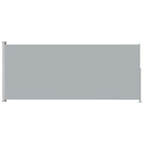 ZNTS Patio Retractable Side Awning 180x500 cm Grey 313407